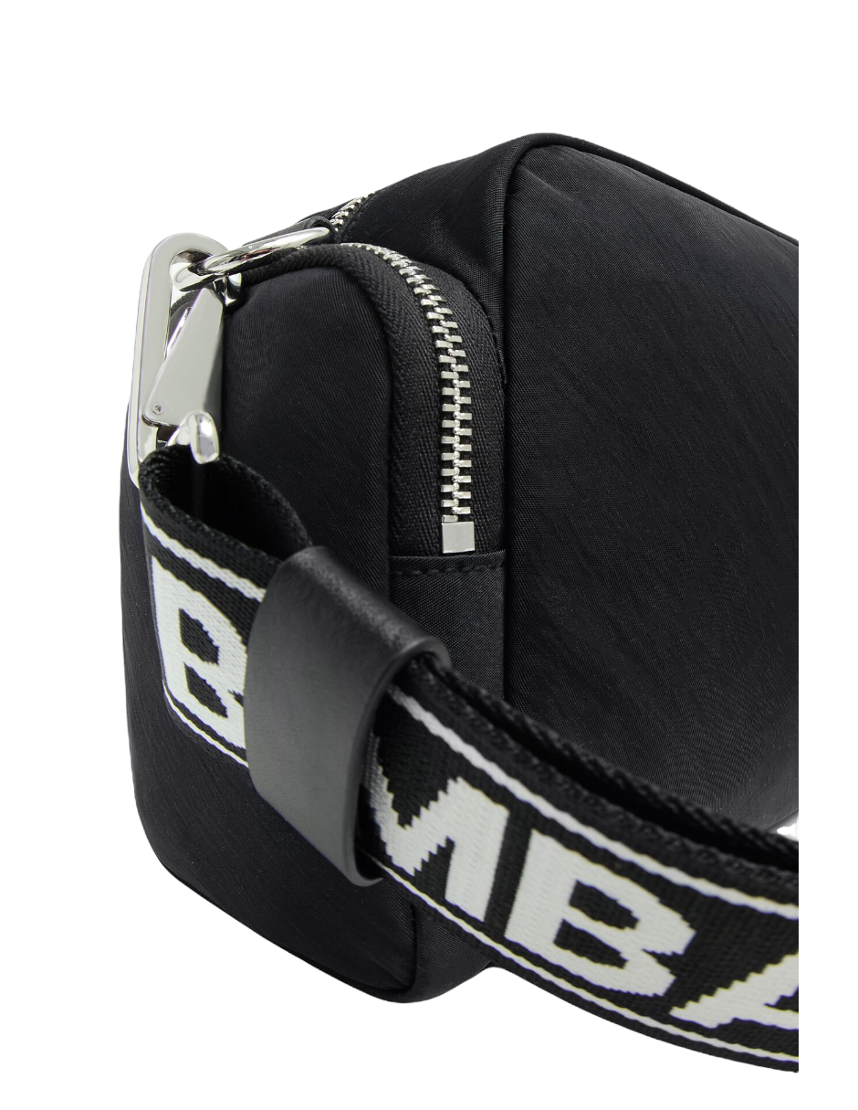 Bolso Bandolera M Nylon Negro. Bimba Y Lola